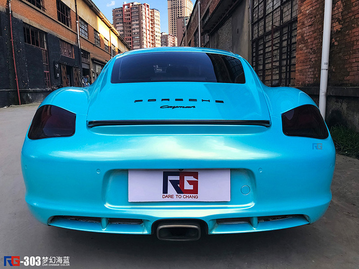 保時(shí)捷卡曼汽車改色,保時(shí)捷車身改色,汽車改色加盟,RG瑞集汽車改色膜,汽車改色培訓(xùn)