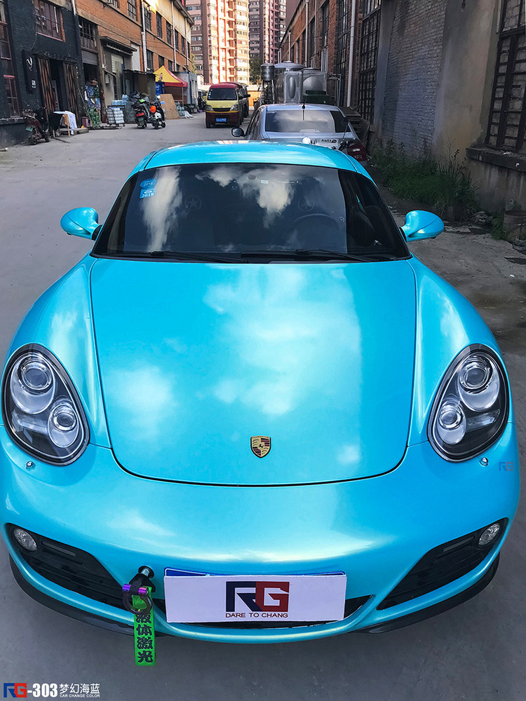 保時(shí)捷卡曼汽車改色,保時(shí)捷車身改色,汽車改色加盟,RG瑞集汽車改色膜,汽車改色培訓(xùn)