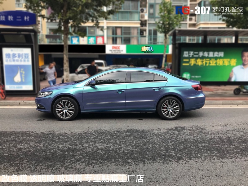 RG改色膜,大眾汽車改色膜,汽車車身改色膜,汽車改色,車身改色貼膜
