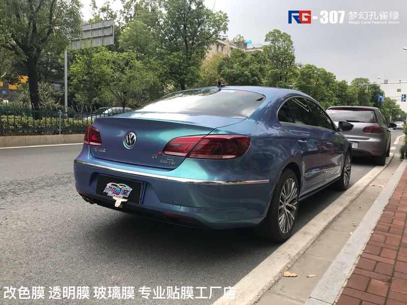 RG改色膜,大眾汽車改色膜,汽車車身改色膜,汽車改色,車身改色貼膜