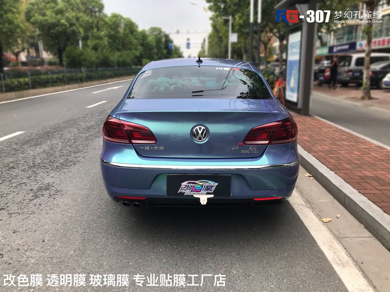 RG改色膜,大眾汽車改色膜,汽車車身改色膜,汽車改色,車身改色貼膜