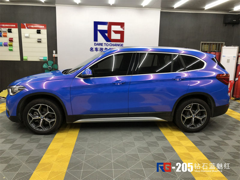 寶馬汽車車身改色貼膜,汽車車身改色膜,RG瑞集汽車車身改色貼膜,汽車改色,車身改色貼膜