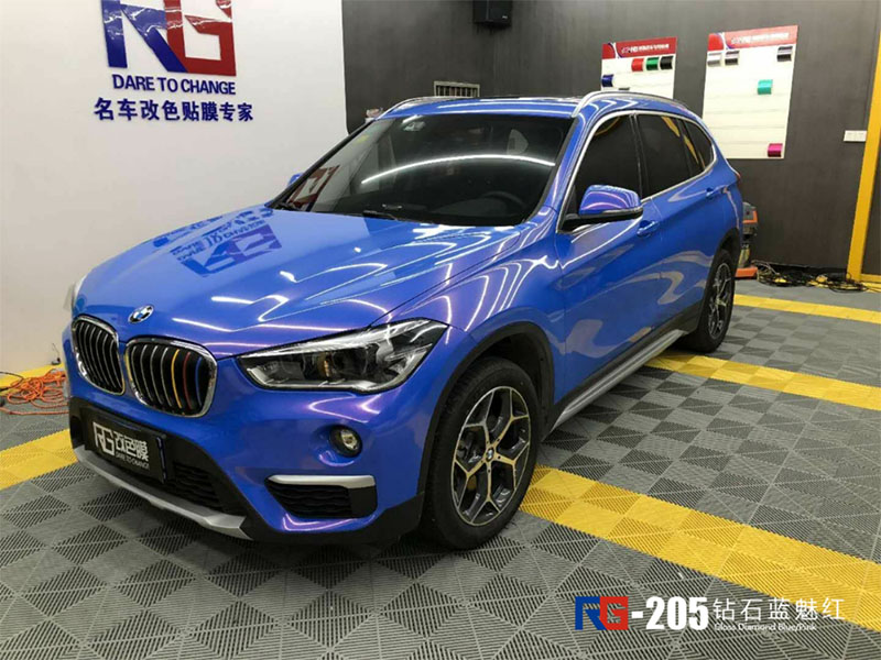 寶馬汽車車身改色貼膜,汽車車身改色膜,RG瑞集汽車車身改色貼膜,汽車改色,車身改色貼膜