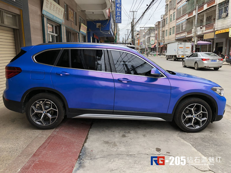 寶馬汽車車身改色貼膜,汽車車身改色膜,RG瑞集汽車車身改色貼膜,汽車改色,車身改色貼膜