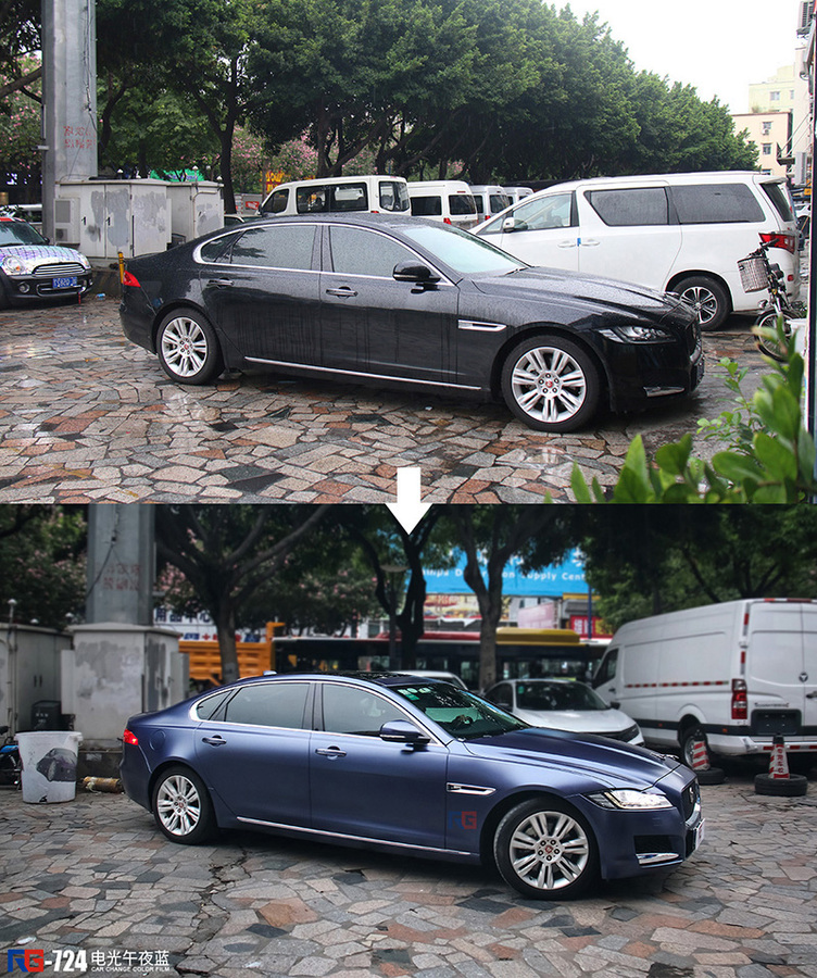 捷豹XFL汽車改色,捷豹車身改色,汽車改色加盟,RG瑞集汽車改色膜,汽車改色培訓(xùn)