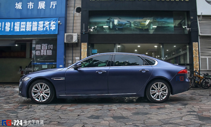 捷豹XFL汽車改色,捷豹車身改色,汽車改色加盟,RG瑞集汽車改色膜,汽車改色培訓(xùn)