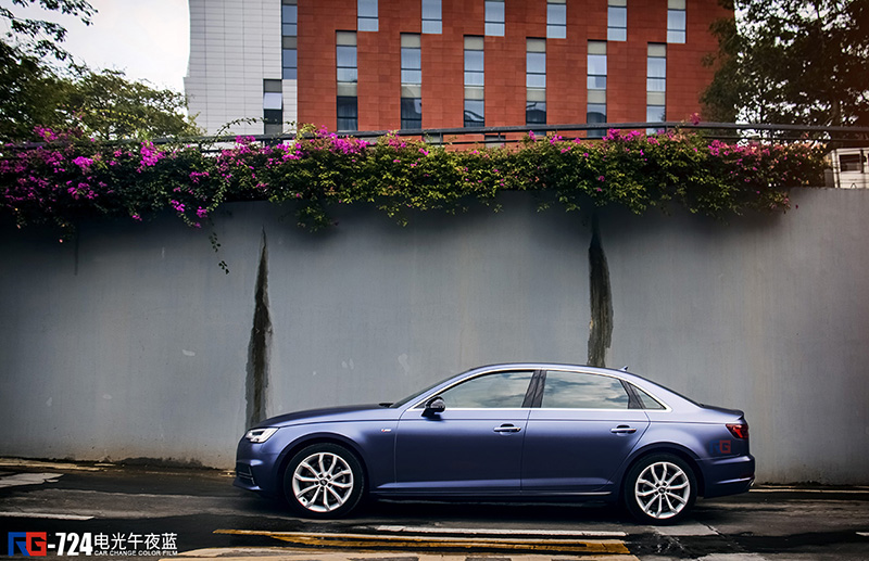 奧迪A4L汽車(chē)改色,奧迪車(chē)身改色,汽車(chē)改色加盟,RG瑞集汽車(chē)改色貼膜,汽車(chē)改色培訓(xùn)