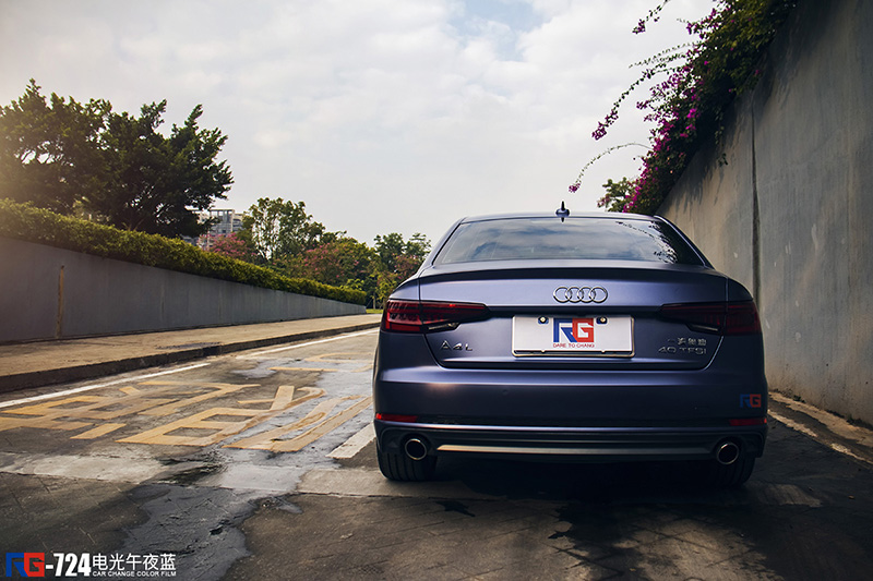 奧迪A4L汽車(chē)改色,奧迪車(chē)身改色,汽車(chē)改色加盟,RG瑞集汽車(chē)改色貼膜,汽車(chē)改色培訓(xùn)