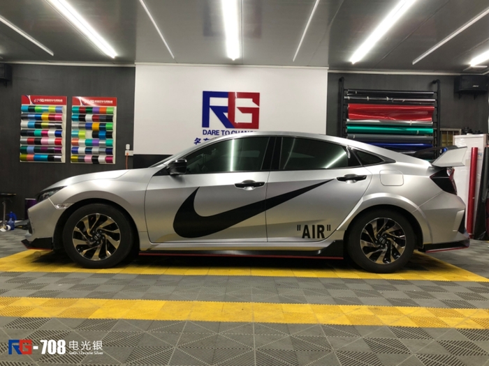 本田思域汽車改色,本田車身改色,汽車改色加盟,RG瑞集汽車改色貼膜,汽車改色培訓(xùn)