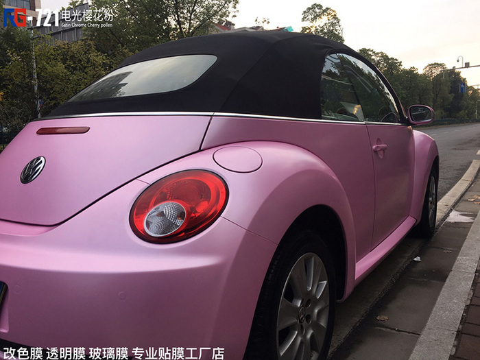 大眾甲殼蟲汽車改色,甲殼蟲車身改色,汽車改色加盟,RG瑞集汽車改色貼膜,汽車改色培訓(xùn)