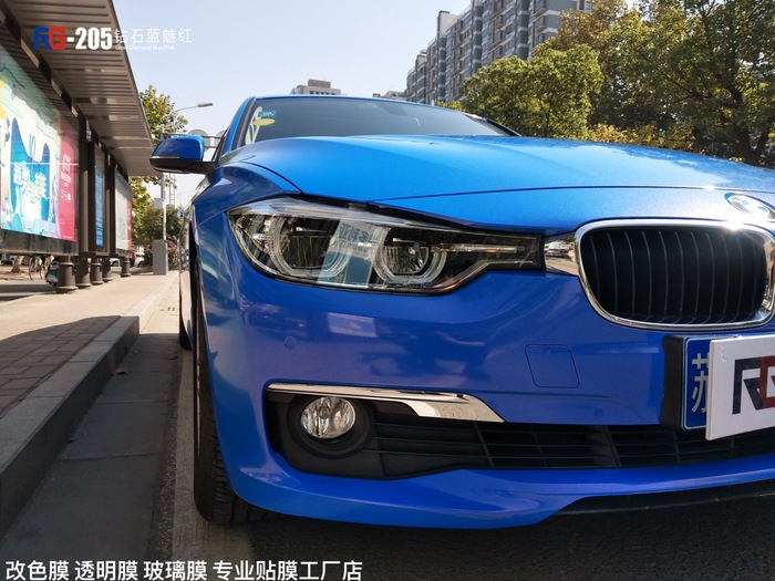寶馬3系汽車改色,寶馬車身改色,汽車改色加盟,RG瑞集汽車改色貼膜,汽車改色培訓(xùn)