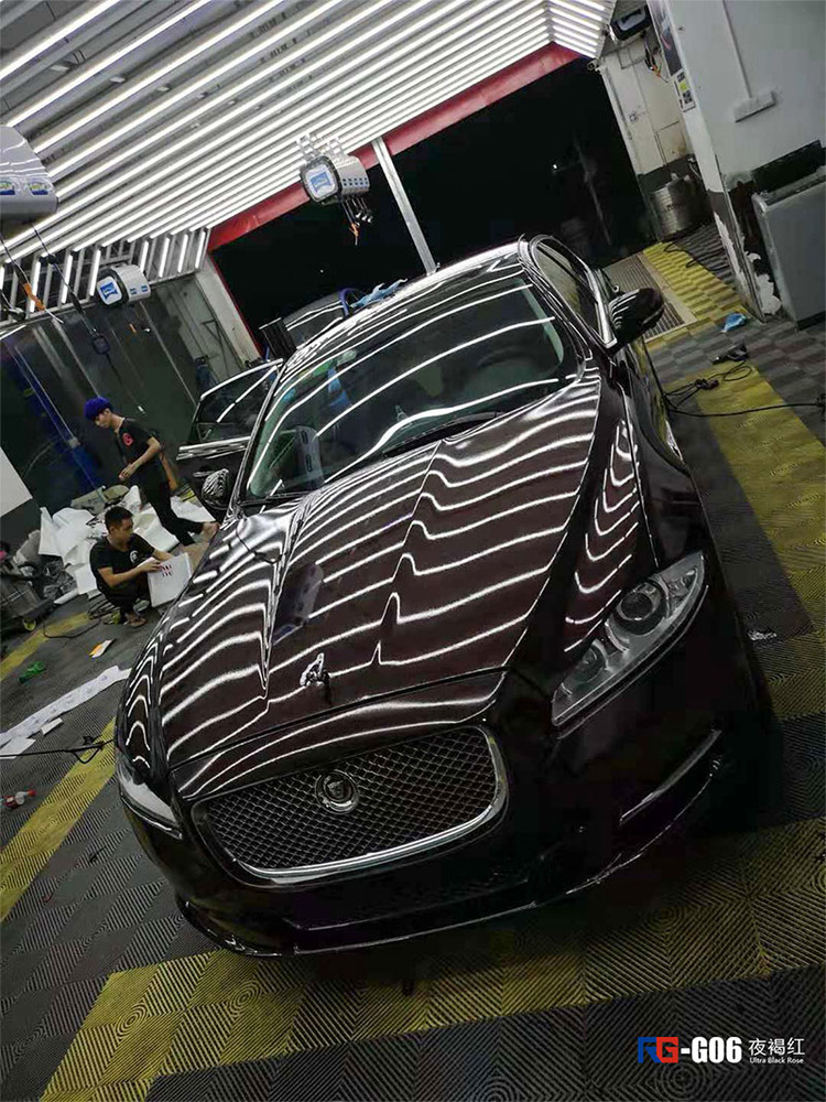 捷豹XJ汽車改色,捷豹改色貼膜,汽車改色加盟,RG瑞集汽車改色貼膜,汽車改色培訓(xùn)