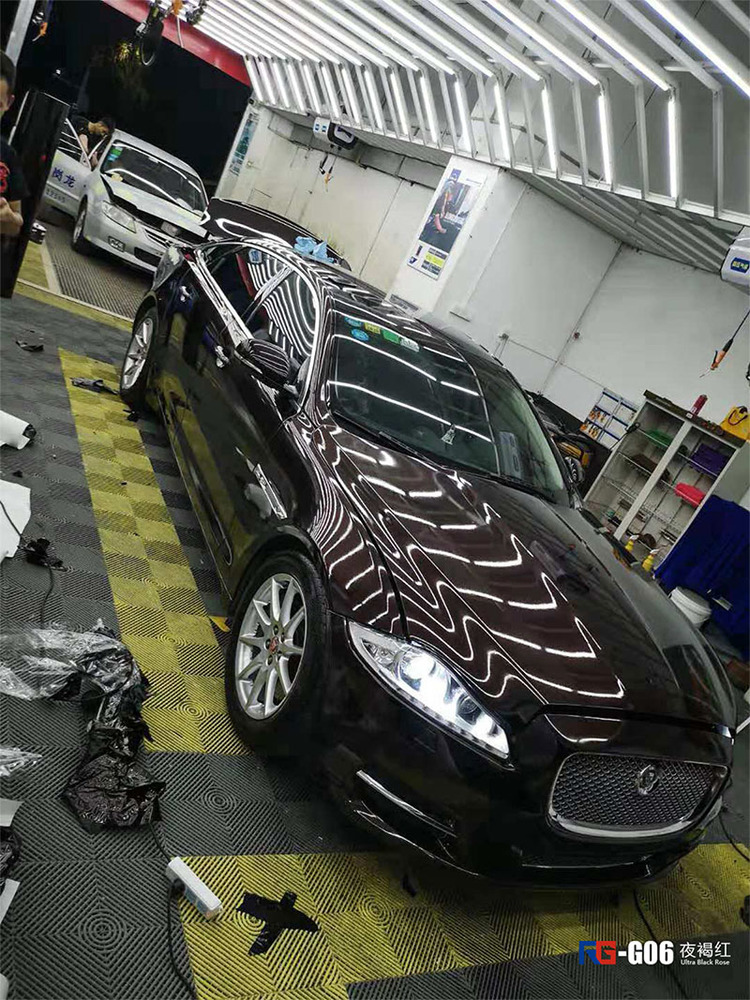 捷豹XJ汽車改色,捷豹改色貼膜,汽車改色加盟,RG瑞集汽車改色貼膜,汽車改色培訓(xùn)