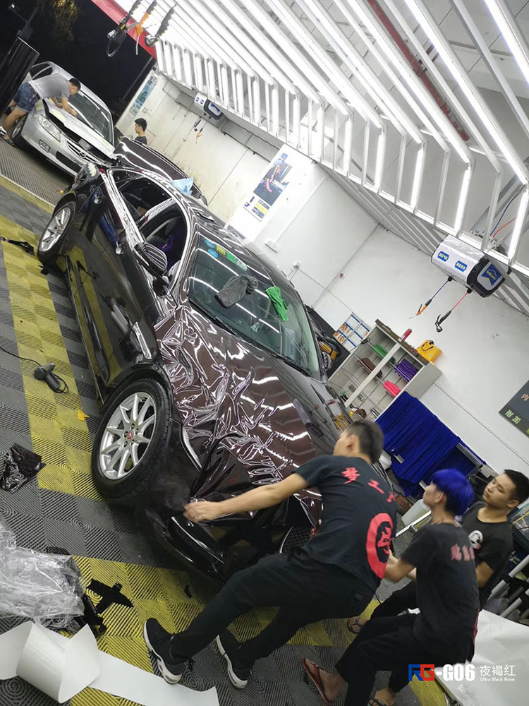 捷豹XJ汽車改色,捷豹改色貼膜,汽車改色加盟,RG瑞集汽車改色貼膜,汽車改色培訓(xùn)