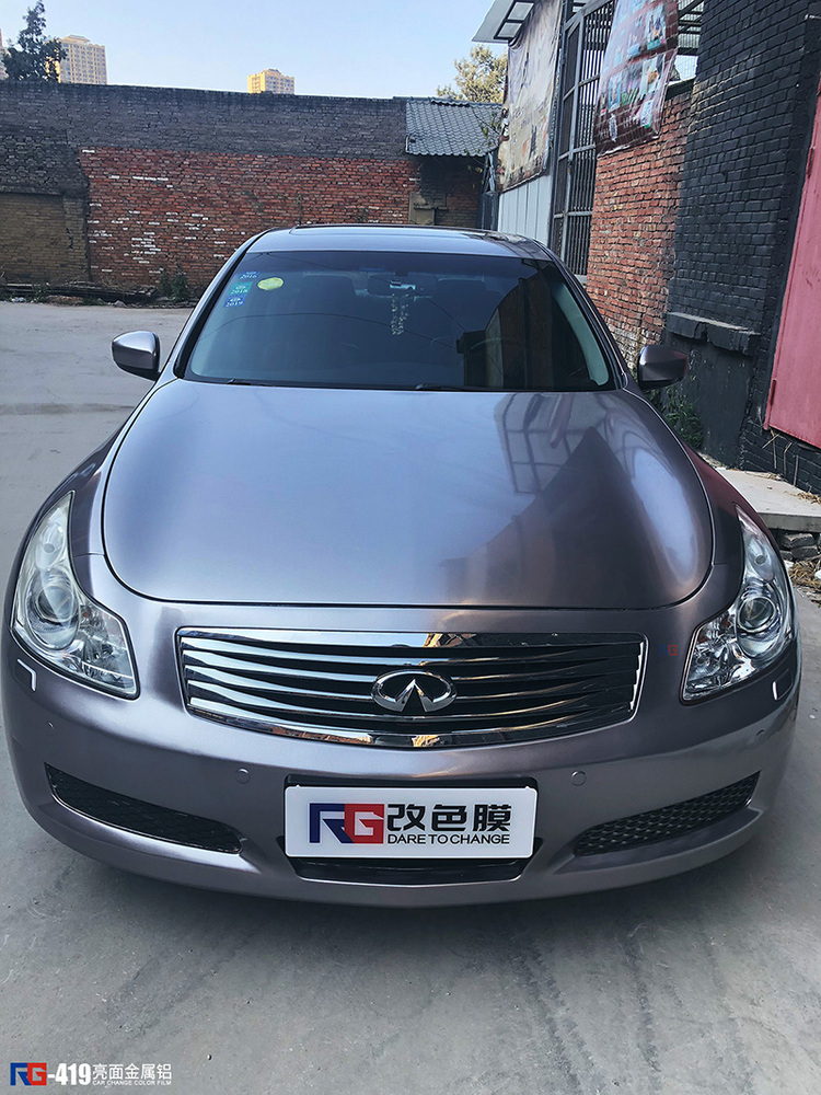 英菲尼迪G37汽車改色,英菲尼迪車身改色,汽車改色加盟,RG瑞集汽車改色貼膜,汽車改色培訓(xùn)