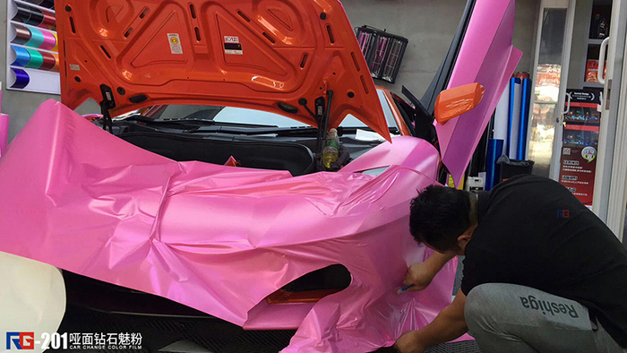 蘭博基尼汽車改色,蘭博基尼車身改色,汽車改色加盟,RG瑞集汽車改色貼膜,汽車改色培訓(xùn)