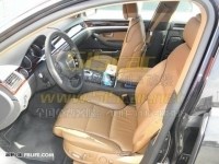 內(nèi)飾改色，5i5car內(nèi)飾改裝|奧迪|A8L全車馬鞍棕|內(nèi)飾改裝欣賞