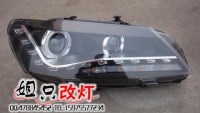 11款帕薩特大燈總成 新帕薩特HID大燈 LED淚眼天使眼 雙光透鏡