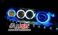 馬自達(dá)6大燈改裝，馬自達(dá)6改裝雙光透鏡，M6改裝天使眼大燈，惡魔眼