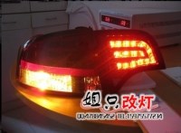 奧迪A4LED尾燈 奧迪A4-B7尾燈 奧迪B7尾燈 B7LED熏黑尾燈