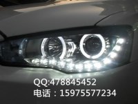 三菱翼神大燈總成 原裝LED雙光透鏡氙氣燈 帶天使眼 R8淚眼
