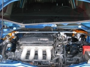 SUMMIT 新款飛度專用引擎室拉桿+煞車總幫固定器!!