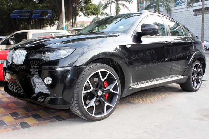 香港曼龍 寶馬X6改AC schnitzer falcon 款大包圍套件 升級(jí)輪轂