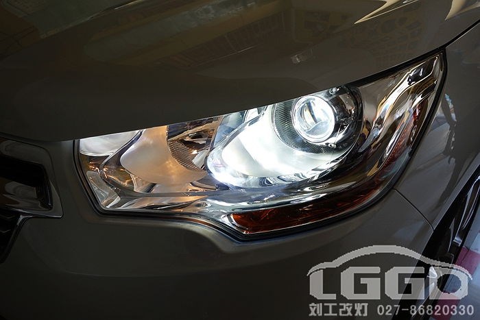 C4L車燈改裝國產(chǎn)Q5小糸雙氙透鏡套餐