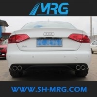 MRG 奧迪A4L排氣管 中尾段雙回流內(nèi)回壓鼓 A4L改裝排氣管