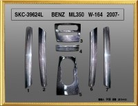 奔馳汽車 3D立體真碳纖維貼BENZ ML350 W-164 2007