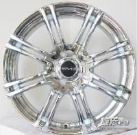 17寸4*100/114.3電鍍輪轂新賽歐 鋒范 雨燕 凱越改裝鋼圈胎鈴YLX