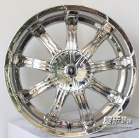 18寸5*100/114.3 ET35日系 大眾 名爵 力獅改裝電鍍輪轂胎鈴YLX