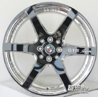 17寸4*100/114.3 ET40迷你 雷諾 日系 凱越改裝電鍍輪轂胎鈴YLX