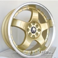 17寸4*100/114.3 ET35迷你 景程名爵3日系鋁合金改裝輪轂胎鈴YLX
