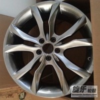 18寸蒙迪歐捷豹?？怂刮譅栁竹R自達(dá)改裝電鍍輪轂5*108鋼圈胎鈴ZTX