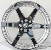 17寸4*100/114.3 ET40迷你 雷諾 日系 凱越改裝電鍍輪轂胎鈴YLX
