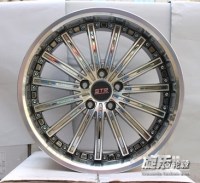 18寸奧迪奔馳寶馬日系福特5孔系列多輻條輪轂改裝鋼圈胎鈴YLX