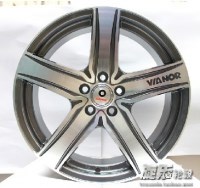 17寸奧迪 奔馳 大眾 名爵 斯柯達(dá)輪轂改裝5*100/112鋼圈胎鈴YLX