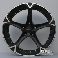 19寸奧迪系列5幅內(nèi)凹改裝電鍍輪轂5*112鋼圈正品GIOVAN胎鈴
