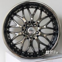 19寸8.5J黑電鍍寬邊 5*114.3愛(ài)爾法 艾力紳 漢蘭達(dá) 改裝輪轂 YLX