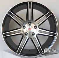 19寸5*114.3 CV7款內(nèi)凹黑色亮面 前后配銳志凌志日系改裝輪轂YLX