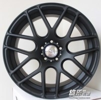 19寸寶馬X5 X6 專用改裝鋁合金輪轂5*120黑色鋼圈胎鈴YLX