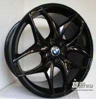 20寸寶馬X5 X6前后配改裝亮黑鋁合金輪轂5*120鋼圈胎鈴YLX