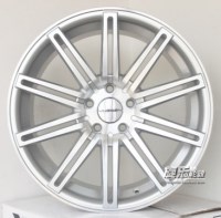 19寸銀色CV4款寶馬新君威凌志LS攬勝改裝鋁合金輪轂5*120胎鈴YLX