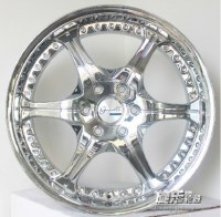 20寸6*132電鍍寬邊6條幅別克 昂科雷專用 改裝輪轂 胎鈴輪輞YLX