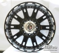 20寸悍馬 道奇 牧馬人改裝寬邊越野車輪轂8*165.1鋼圈胎鈴YLX