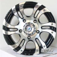 16寸越野車 黑色亮面改裝鋁合金輪轂5*160鋼圈胎鈴YLX