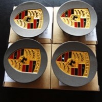 12197 卡宴 11+ 輪轂蓋/原廠/灰黑色 德國（包郵）