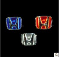 本田改裝車標 紅白藍三色發(fā)光車標