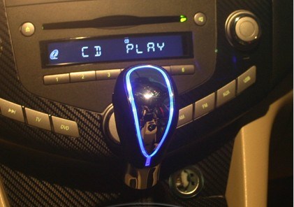 XJ正品 全自动LED感应发光排挡头 汽车改装 通用波棍排档头